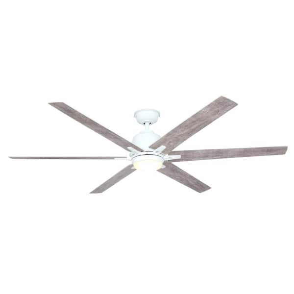 Home Decorators Collection Kensgrove 64 in. Integrated LED White ...