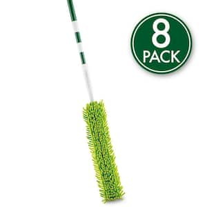 Flexible Microfiber Fingers Duster with Extendable Handle (8-Pack)