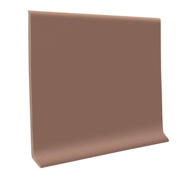 ROPPE Rubber Fawn 4 in. x 1/8 in. x 48 in. Wall Cove Base (30-Pieces)