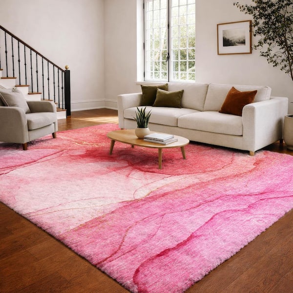 Addison Rugs Dream Shag Premium Machine Washable Abstract ADS507