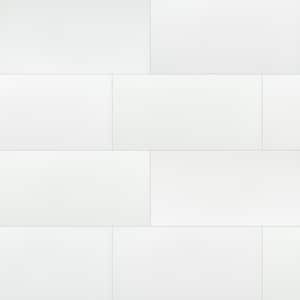 Cliff White 12 in. x 24 in. Matte Porcelain Floor and Wall Tile (2 sq. ft./Each)