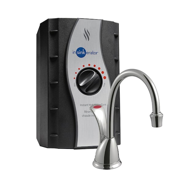 InSinkErator Involve Wave Series Instant Hot Water Dispenser Tank with 1-Handle 6.75 in. Faucet in Chrome