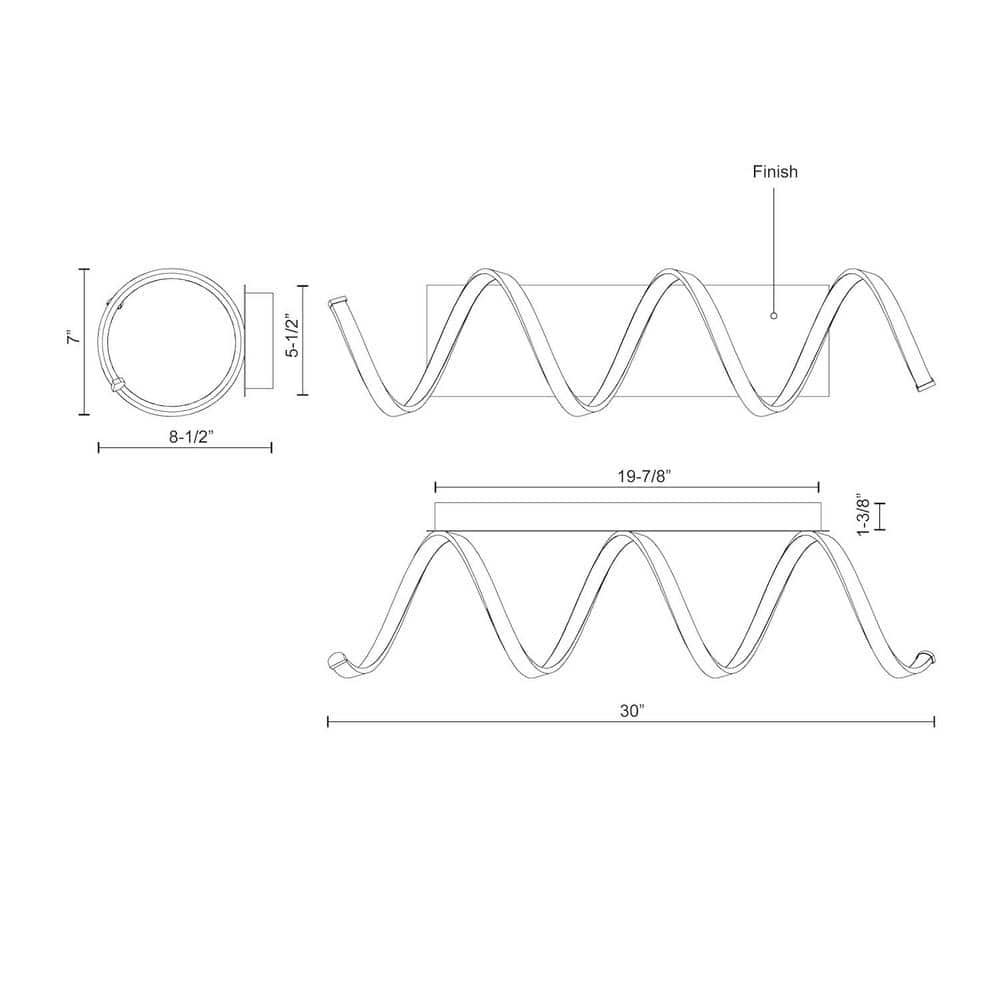 Brass Dimmable Direct Wired Electric Sconce