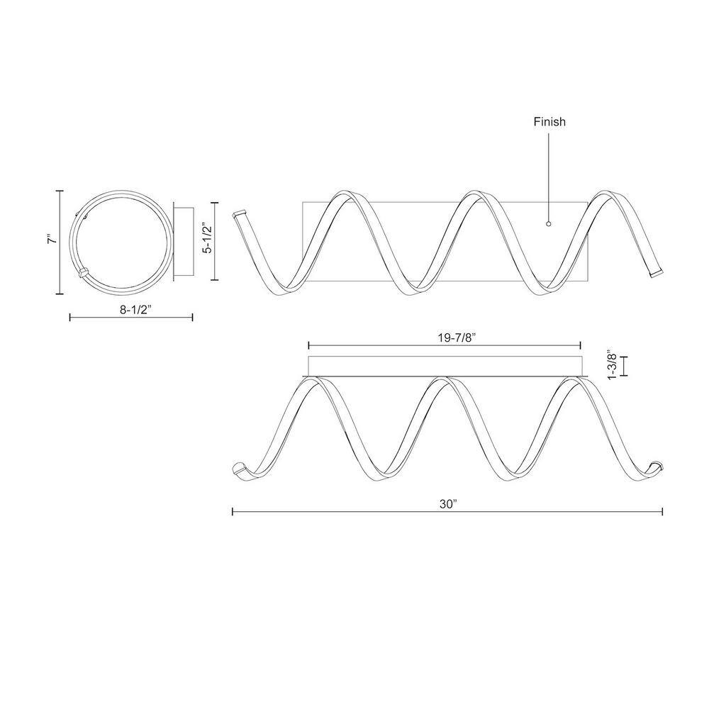 Brass Dimmable Direct Wired Electric Sconce