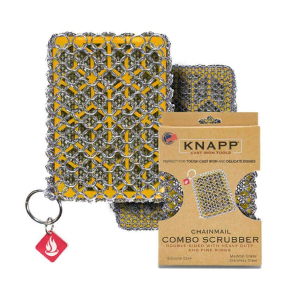 Spicy Mustard Yellow Chainmail Combo Scrubber price history on PriceWatchPro