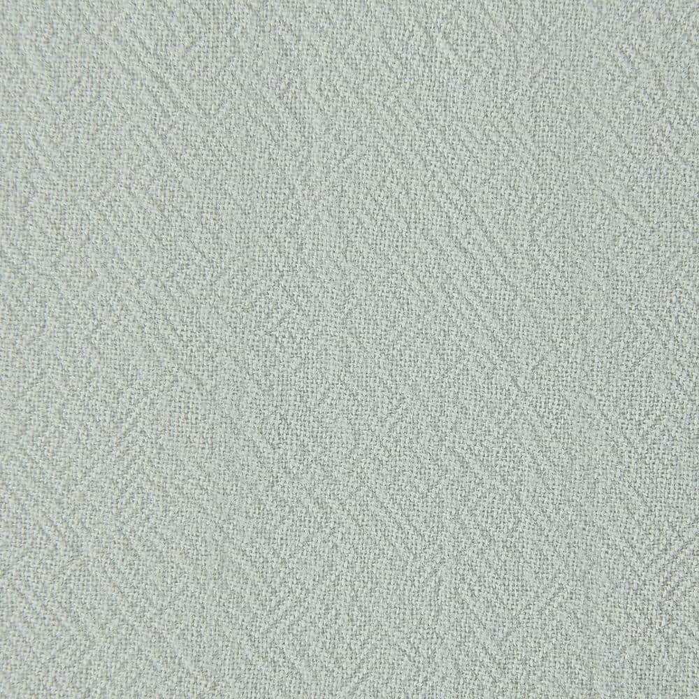 Seafoam Green Cotton Sheer Tab Top Kitchen Curtain Tier Pair