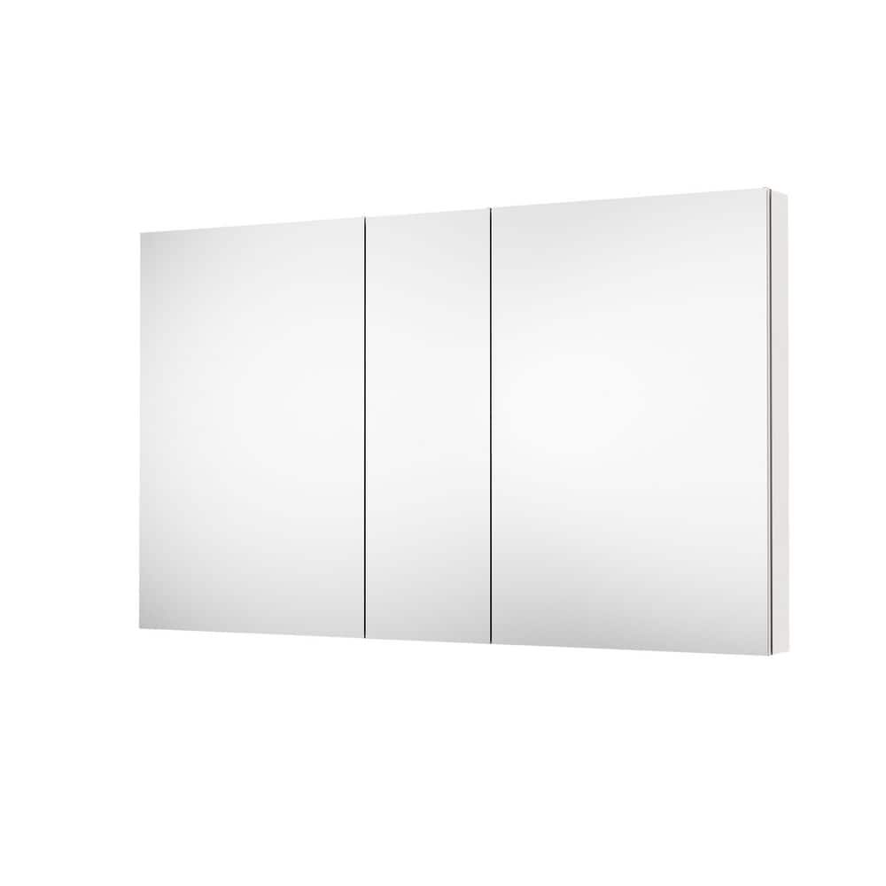 60 in. W x 36 in. H Rectangular Aluminum Medicine Cabinet with Mirror, Soft-Close, Reversible Door Installation price history on PriceWatchPro