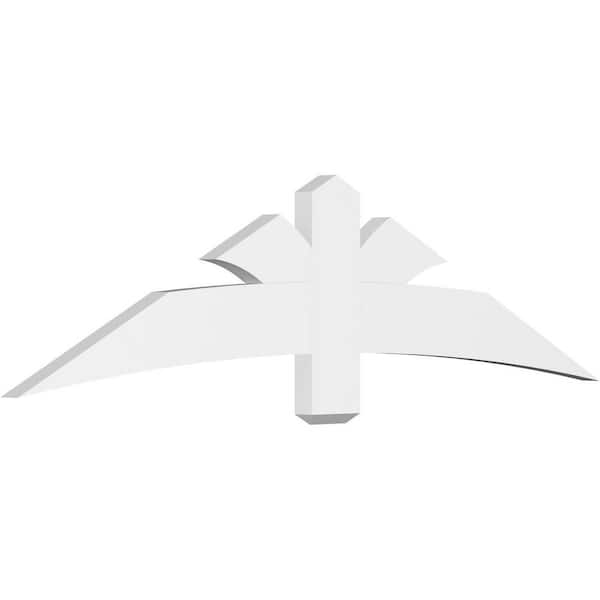 Ekena Millwork Davenport 72 in. W x 18 in. H x 2 in. D Signature Polyurethane Bracket