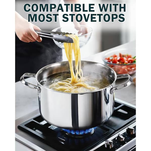 Cooks Standard 7-qt. Multi-Ply Clad Stainless Steel Stock Pot