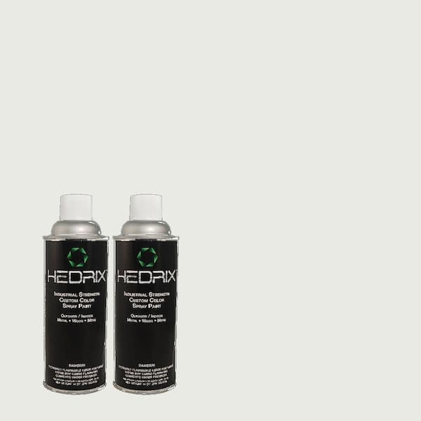 Hedrix 11 oz. Match of BHG-63 Whitecap Low Lustre Custom Spray Paint (2-Pack)