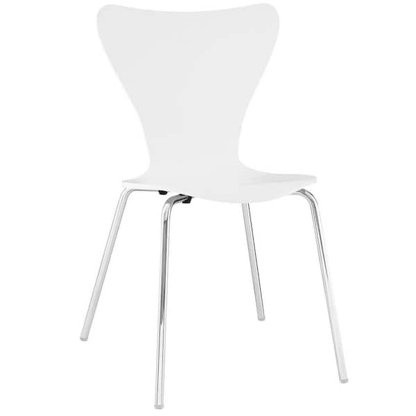 MODWAY Ernie White Dining Side Chair