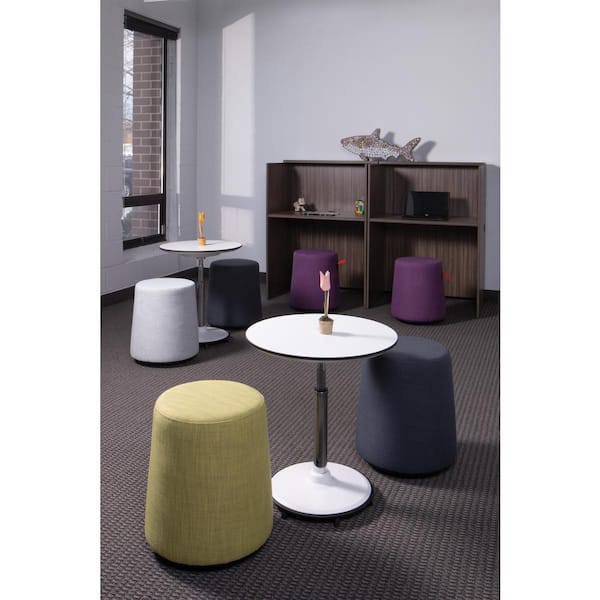 19 in. Active Seat in Green Fabric with Carry Handle