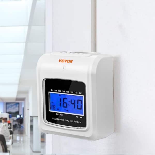 Employee Time Clock For Small Business | No Monthly Fees | Wi-Fi Connected Punch Clock With Real-Time Tracking & Reporting