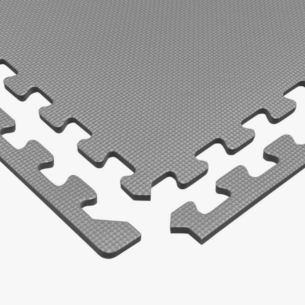 Light Gray 24" Square Multipurpose Foam Floor Tiles