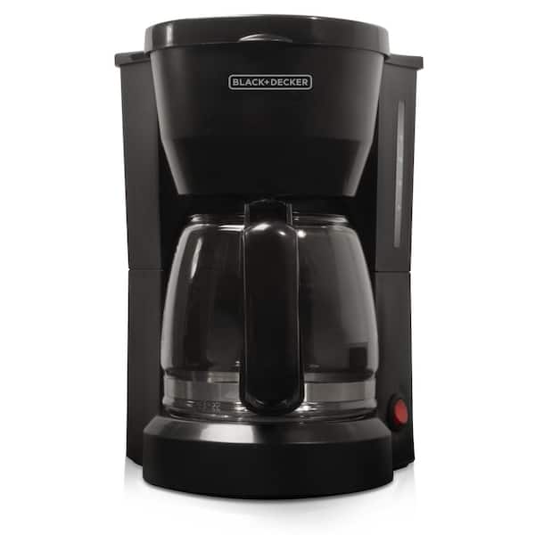 BLACK+DECKER Black and Decker 5-Cup Coffeemaker in Black