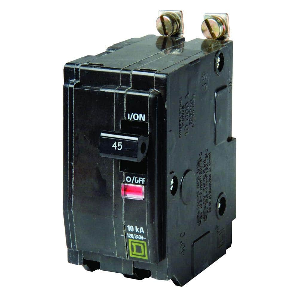 QO 45 Amp 2-Pole Bolt-On Circuit Breaker price history on PriceWatchPro
