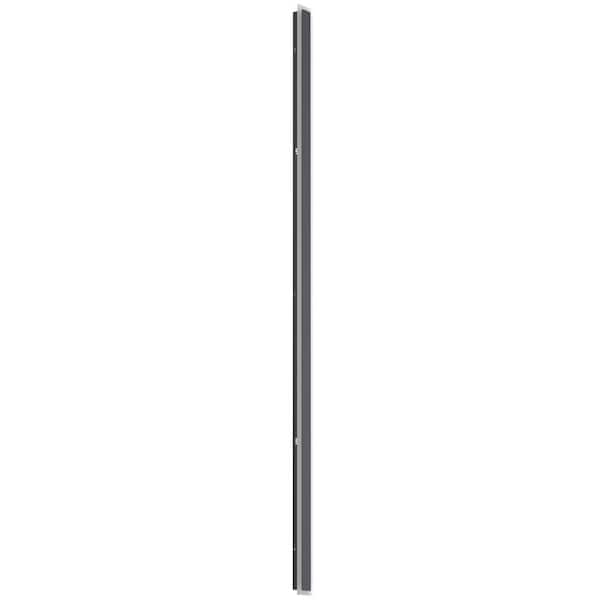 80 in. Black Modern 1-Light Integrated LED Outdoor Wall Light for Garden, Waterproof Porch Lantern Sconce