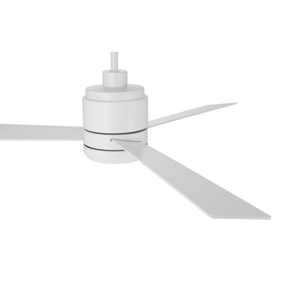 McCoy 52" White Dual Mount Ceiling Fan with LED Light