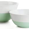 MARTHA STEWART Everyday 3-Piece Ceramic Mixing Bowl Set in White 985117303M  - The Home Depot