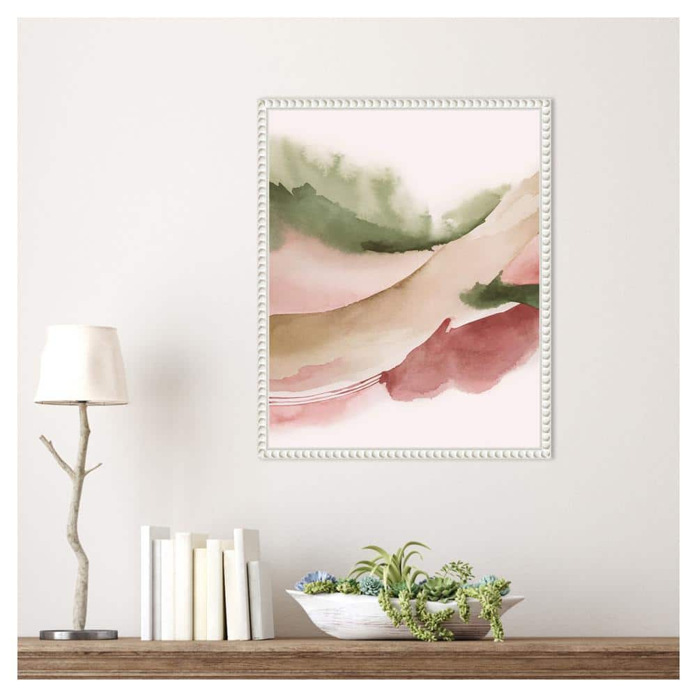 Grace Popp Strawberry Waves I Abstract Canvas Wall Art
