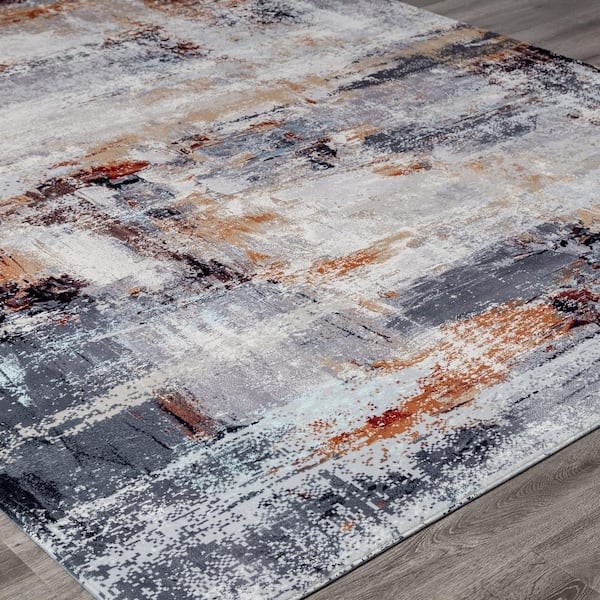 Granite/Rust 2 ft. x 3 ft. Area Rug