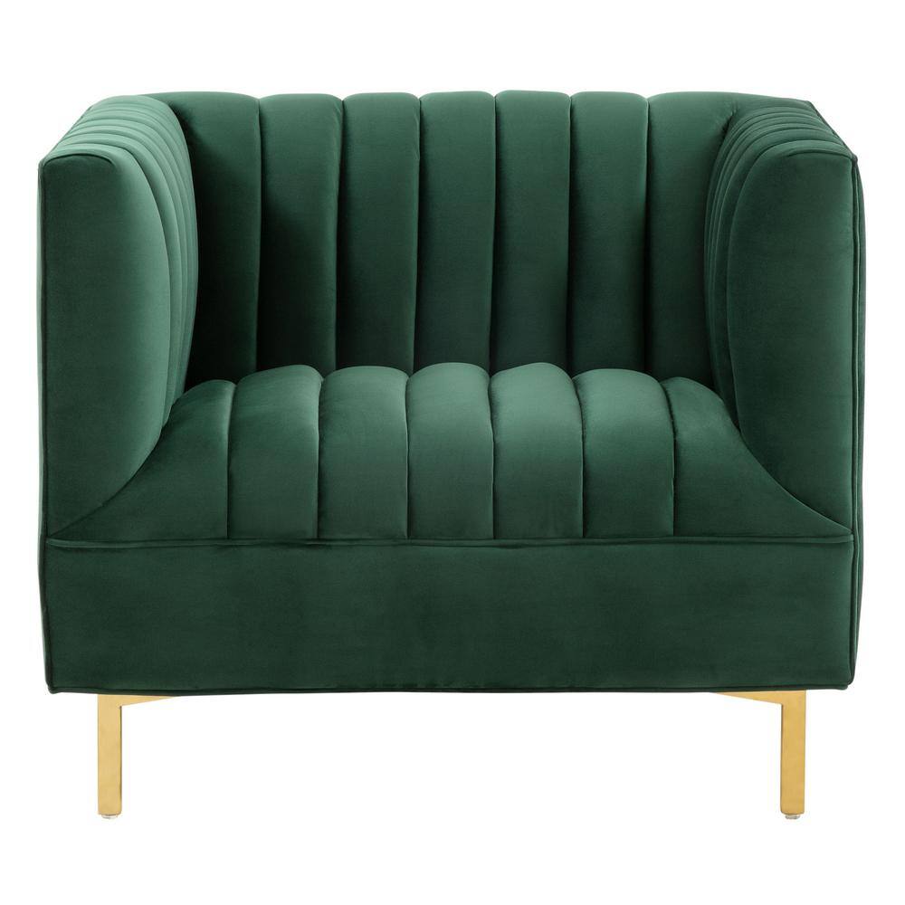 Doris Forest Green Accent Chair