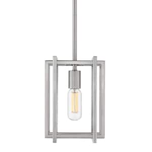 Tribeca 1-Light Pewter with Pewter Accents Mini Pendant