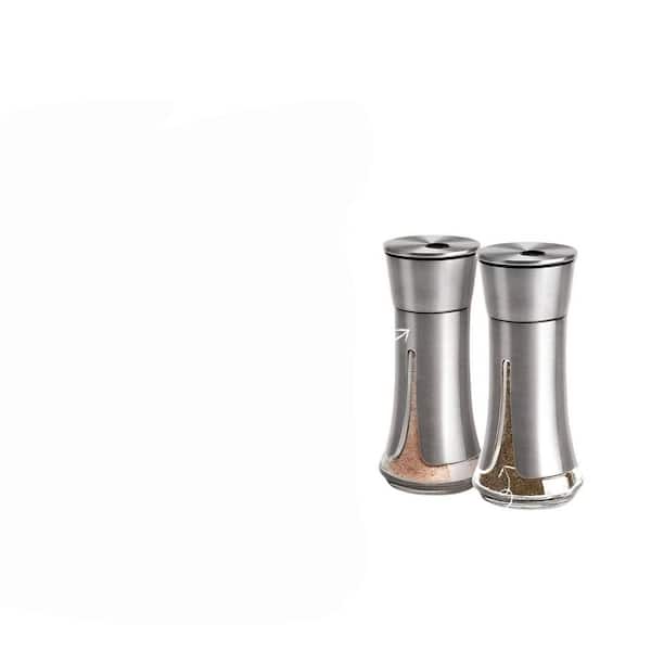 Wudkey 2-Pack Salt and Pepper Shakers, Salt Shaker with Adjustable