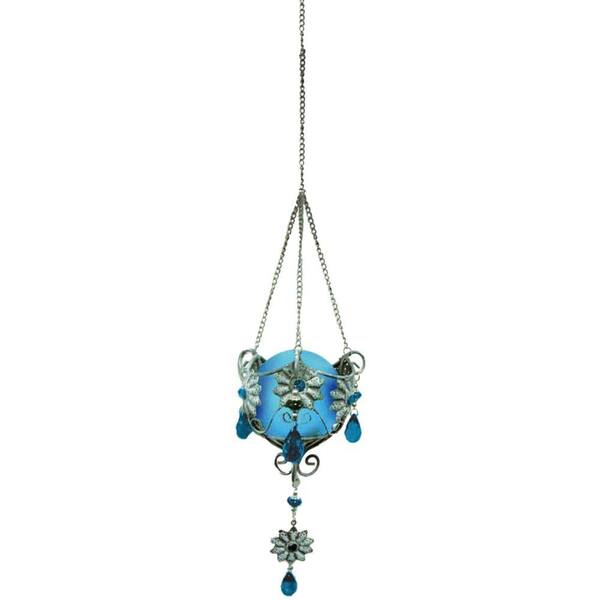 Unbranded 12 in. Solar Hanging Jewel Danglabouts with Blue Light-DISCONTINUED