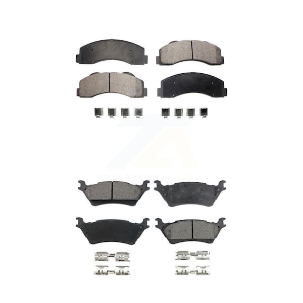 TEC Front Rear Ceramic Brake Pads Kit For Ford F-150 KTC-100198