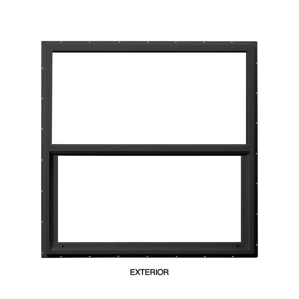 Ply Gem 35.25 in. x 71.25 in. 4800 Series Black Thermally Broken
