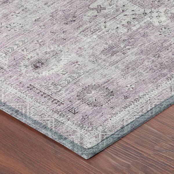 Chantille Machine Washable Indoor/Outdoor Abstract ACN2809 Lilac 2 ft. x 3 ft. Accent Rug