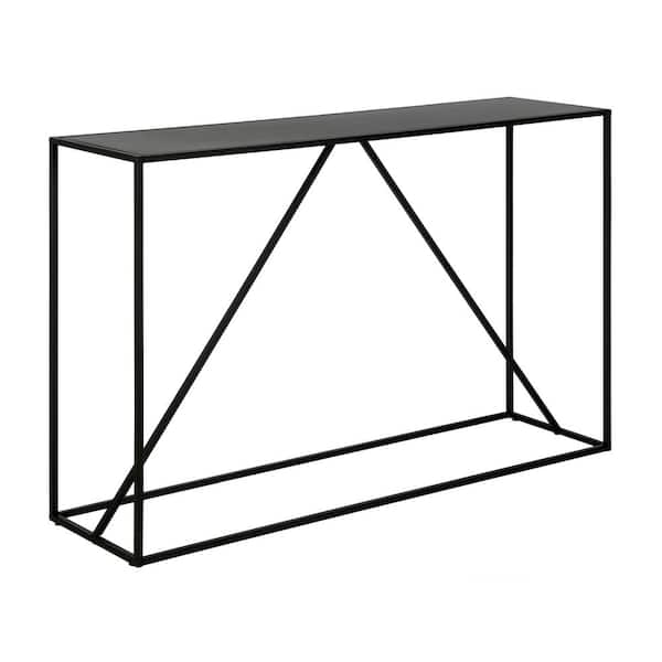 Meyer&Cross Pia 45 in. Blackened Bronze Rectangle Metal Console Table