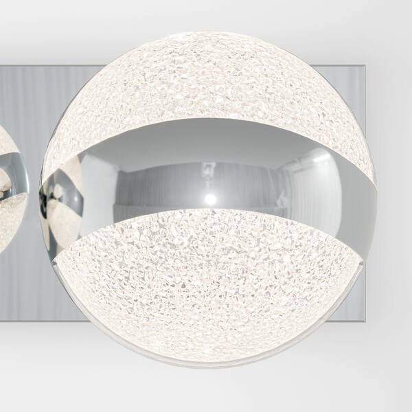 Vanity Art 10104CH Modern Globe 4 Light Vanity Light - Chrome
