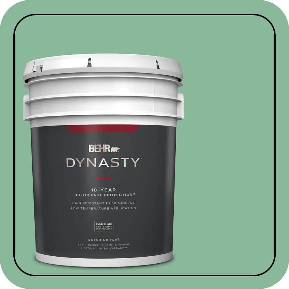 5 gal. #470D-4 Garden View Flat Exterior Stain-Blocking Paint & Primer price history on PriceWatchPro