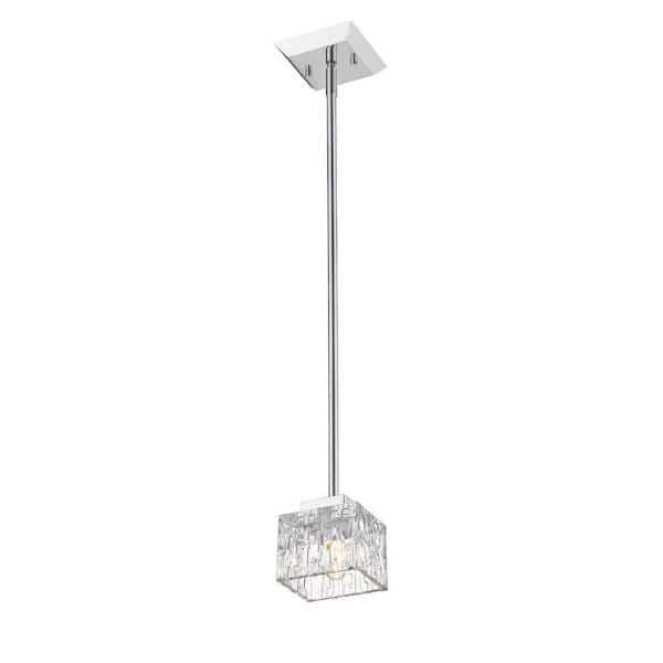 Chrome Glass LED Mini Pendant Light for Indoor/Outdoor