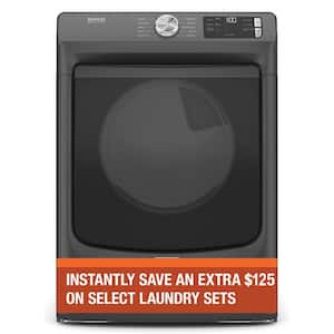 7.3 cu. ft. Vented Electric Dryer in Volcano Black