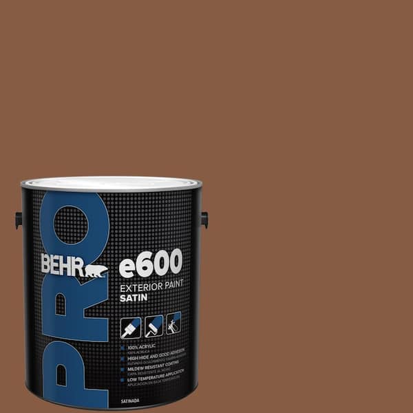 1 gal. #ICC-80 Cinnamon Spice Satin Exterior Paint