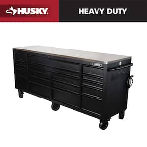 Husky Tool Storage Heavy Duty 84 in. W x 24 in. D Matte Blue