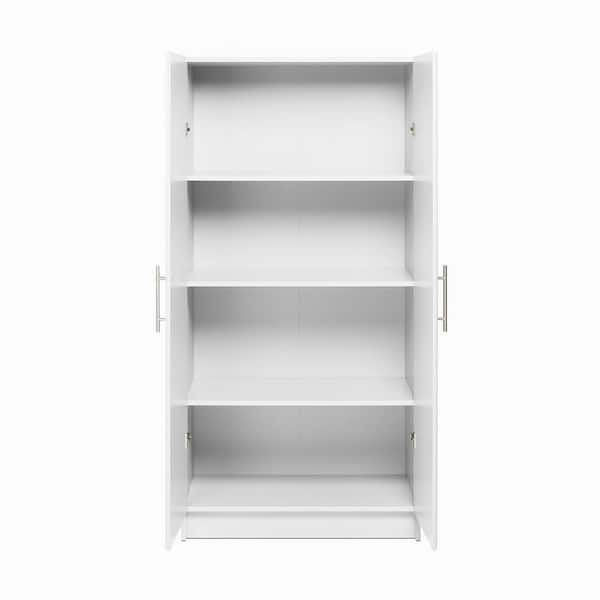 Prepac Elite White 89 in. H Garage Cabinets and Storage System