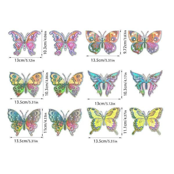 Shatex Screen Door Magnets Decorative Double Sided Magnetic Sticker Butterfly Magnets Parts and, Accessories