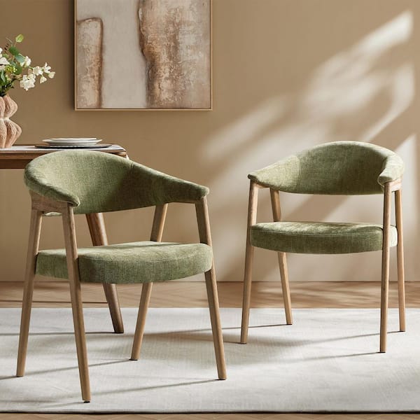 JAYDEN CREATION Elisa Moss Polyester Mid-Century Modern Dinning