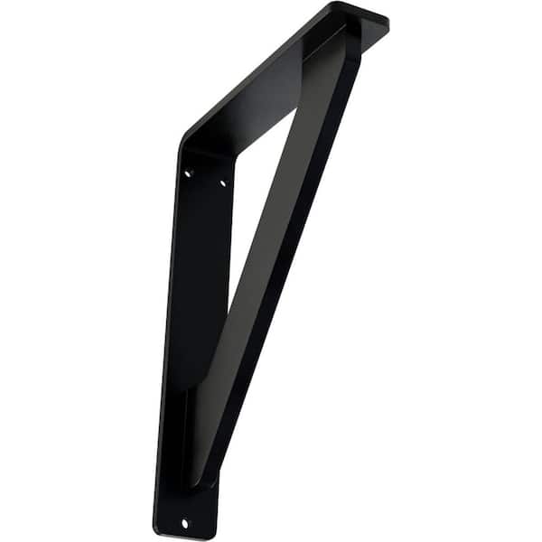 Ekena Millwork 1-1/2 in. x 12 in. x 10 in. Wrought Iron Single Center Brace Traditional Bracket