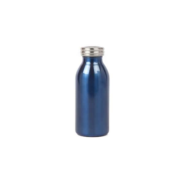 Manna Retro 12 Oz Navy Double Wall Stainless Steel Bottle Hd
