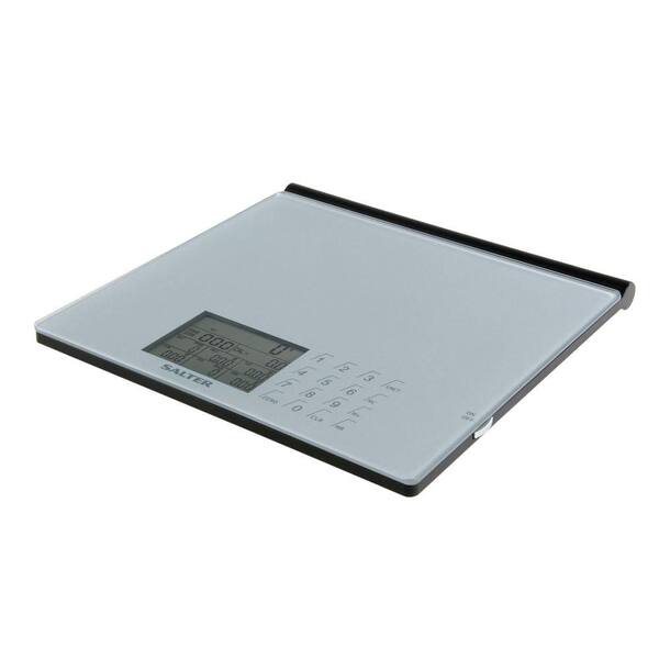 Taylor Digital Glass Nutritional Scale in Silver