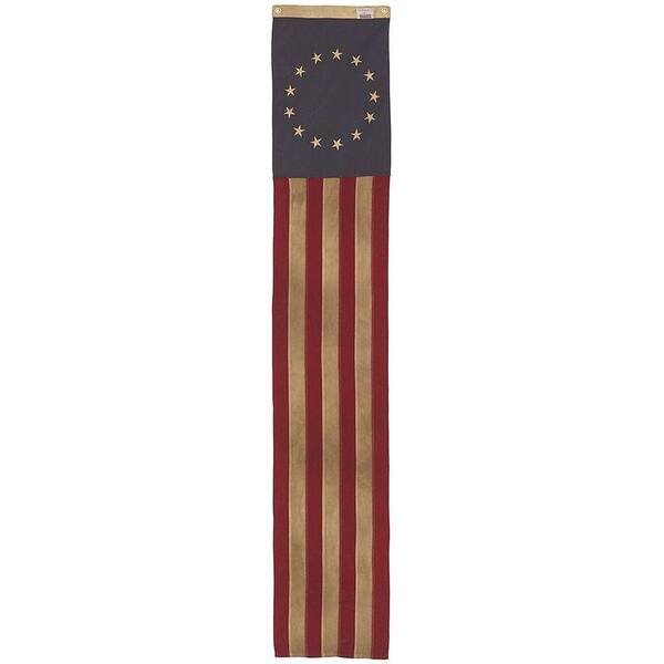 Valley Forge Flag Antiqued 20 in. x 8 ft. Cotton 13-Star Pulldown