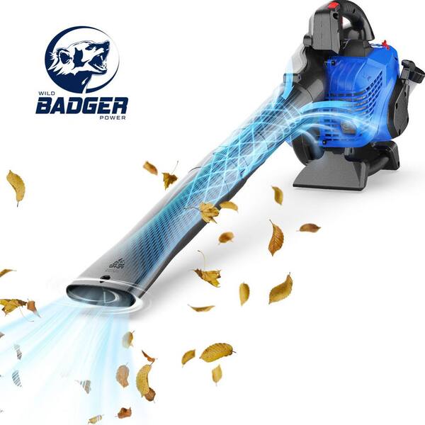 WILD BADGER POWER Gas 26cc Hand Held Blower 165MPH 475CFM