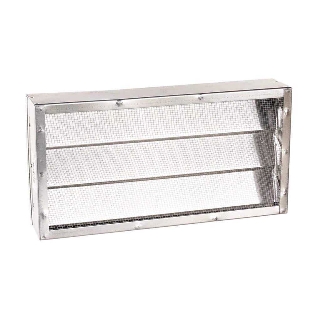 Master Flow Block Style 16 in. x 8 in. Aluminum Foundation Vent BVSII - The  Home Depot