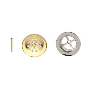 Gold-Hao-The-Bathroom Single Hole Bathtub Drain Overflow Plate/Tub Overflow  Drain Ccover with Three Matching Screws/Bathtub Overflow Drain Cover