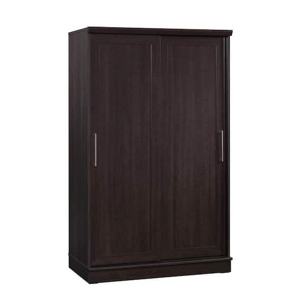 furniture24-eu Wardrobe with Sliding Doors / Bedroom Cabinet / Wiki  (130/200/60 cm W / H / D) Sonoma Oak : : Home & Kitchen